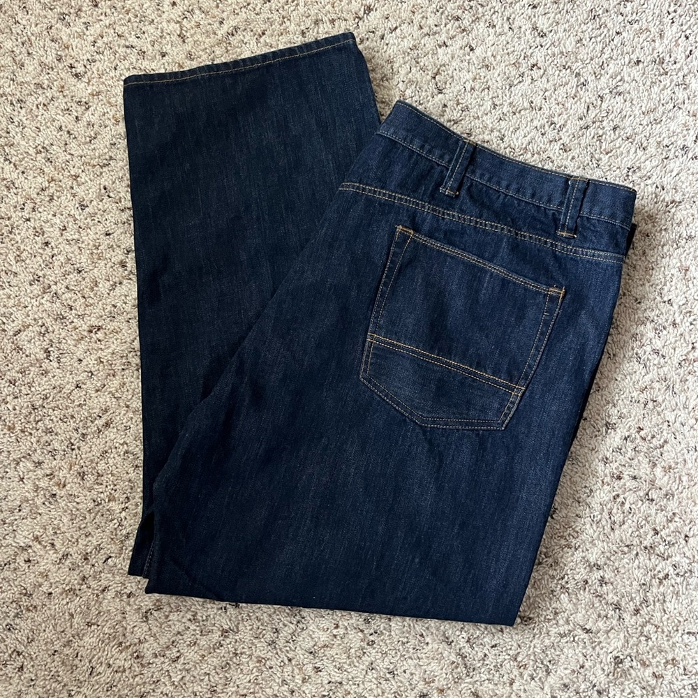 The Foundry Supply Co Big & Tall Jeans | Waist 48 | 100% Cotton | Relaxed Fit - Picture 14 of 14